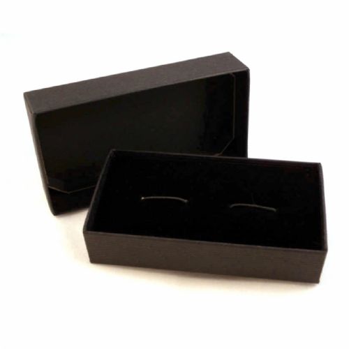 Cufflink Pair Square 16mm silver ready to wear, boxed